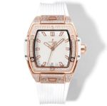 MS Factory Swiss Replica Hublot Spirit of Big Bang Rose Gold Diamond White Watch 39mm 
